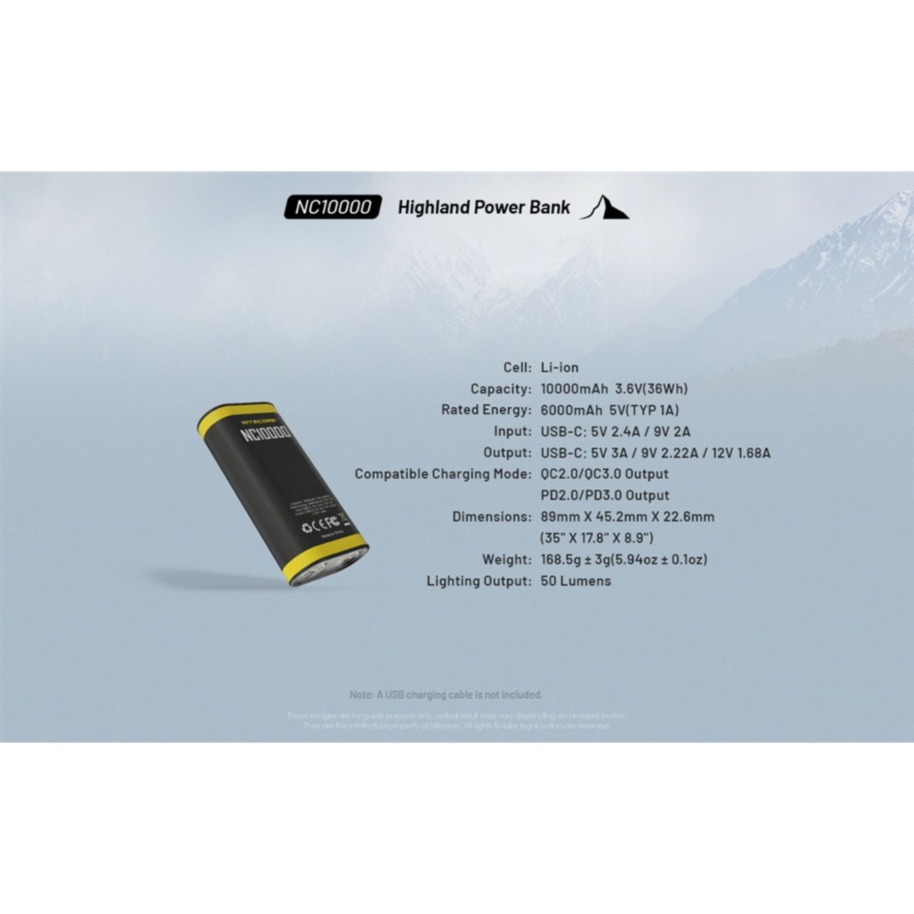 Nitecore NC10000 Compact Power Bank