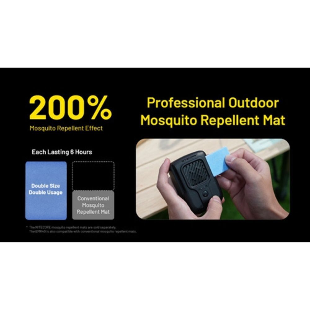 Nitecore EMR40 Portable Rechargable Mosquito Repeller