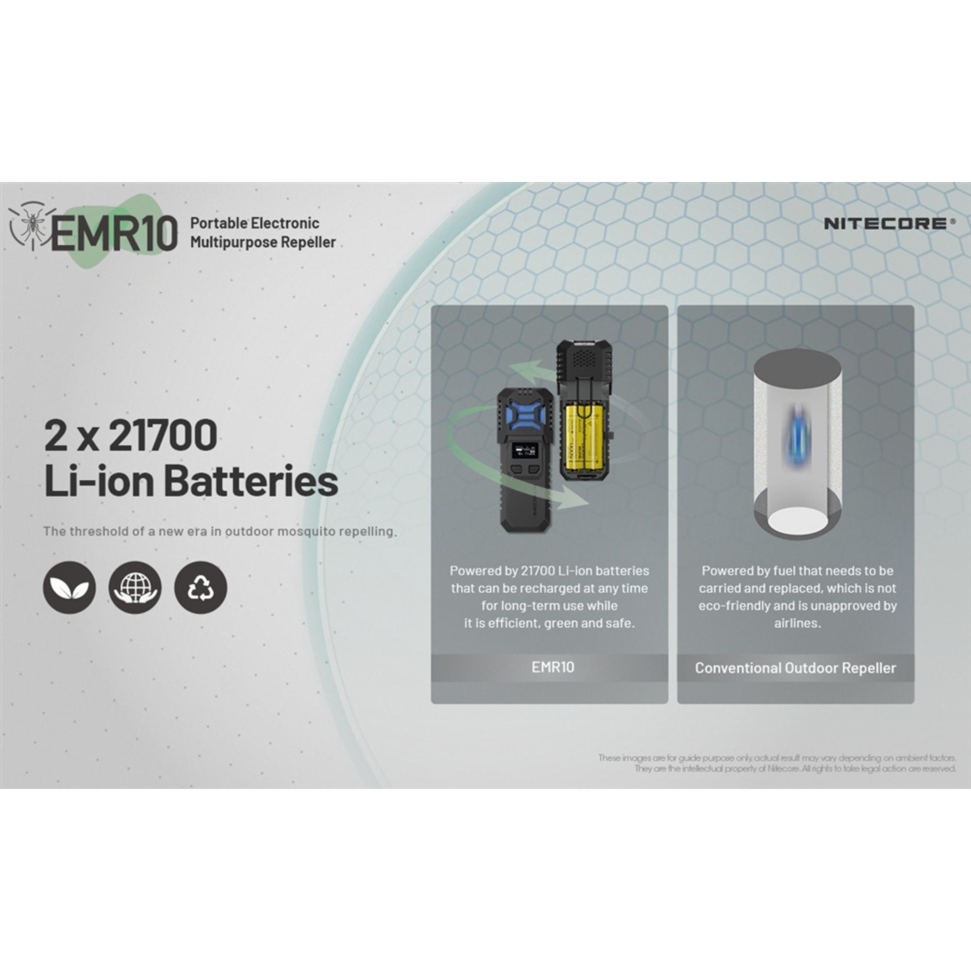 Nitecore EMR10 Rechargeable Mosquito Repeller Power Bank