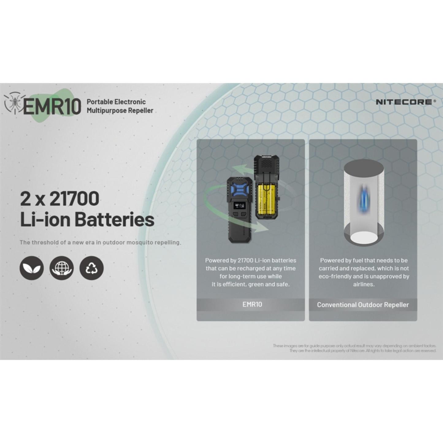 Nitecore EMR10 Rechargeable Mosquito Repeller Power Bank