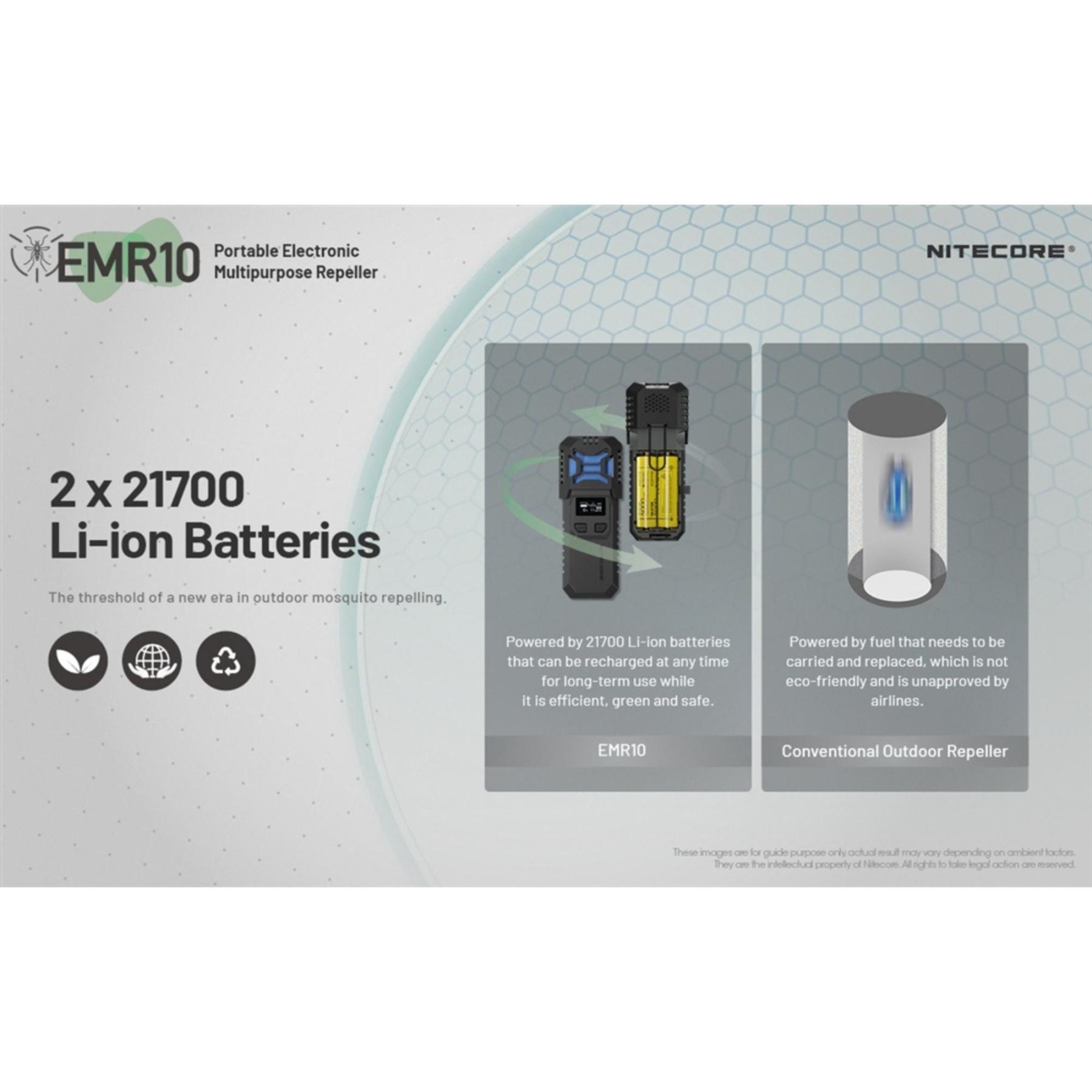 Nitecore EMR10 Rechargeable Mosquito Repeller Power Bank