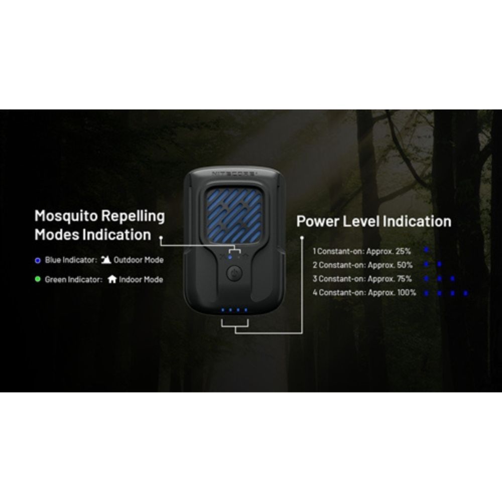 Nitecore EMR40 Portable Rechargable Mosquito Repeller