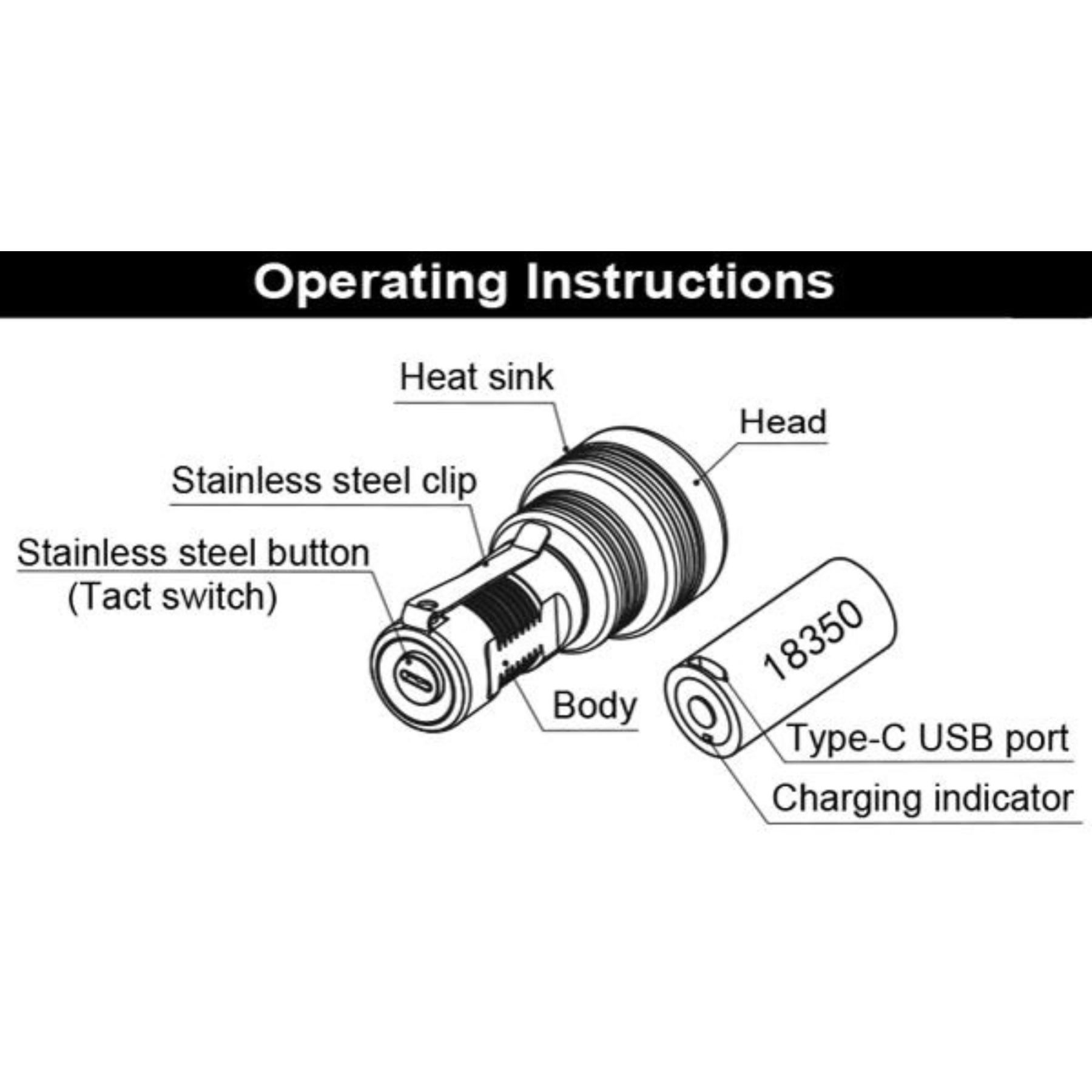 Manker MC13 Flashlight