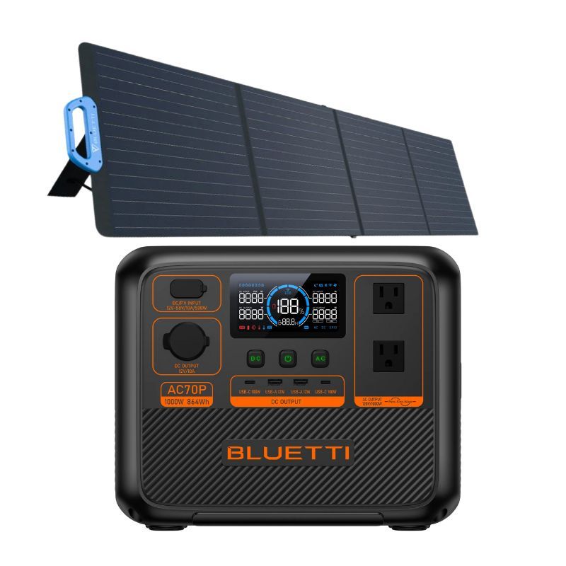 BLUETTI AC70P Power Station 1000W 864Wh