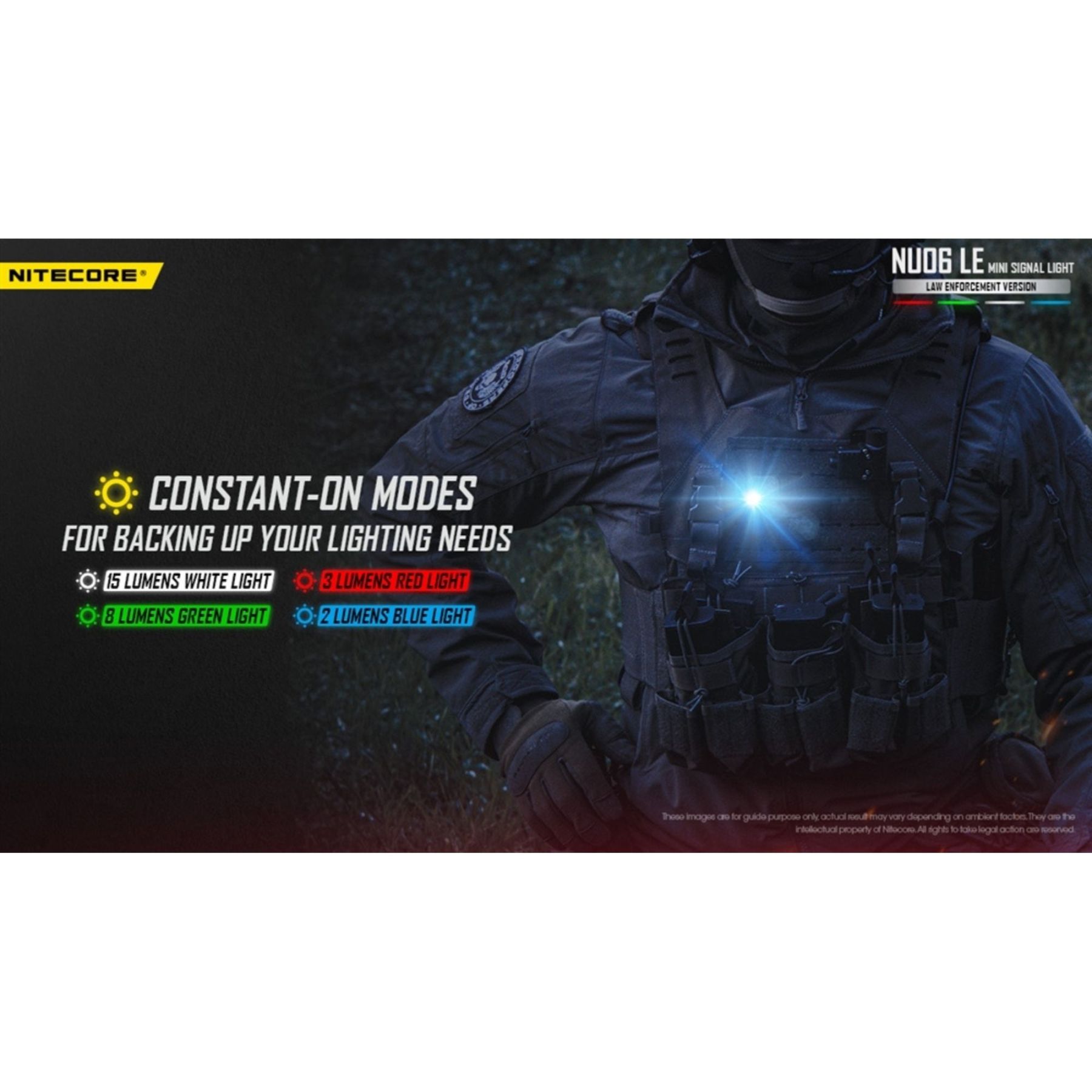 Nitecore NU06 LE Mini Signal Light USB Rechargeable Light