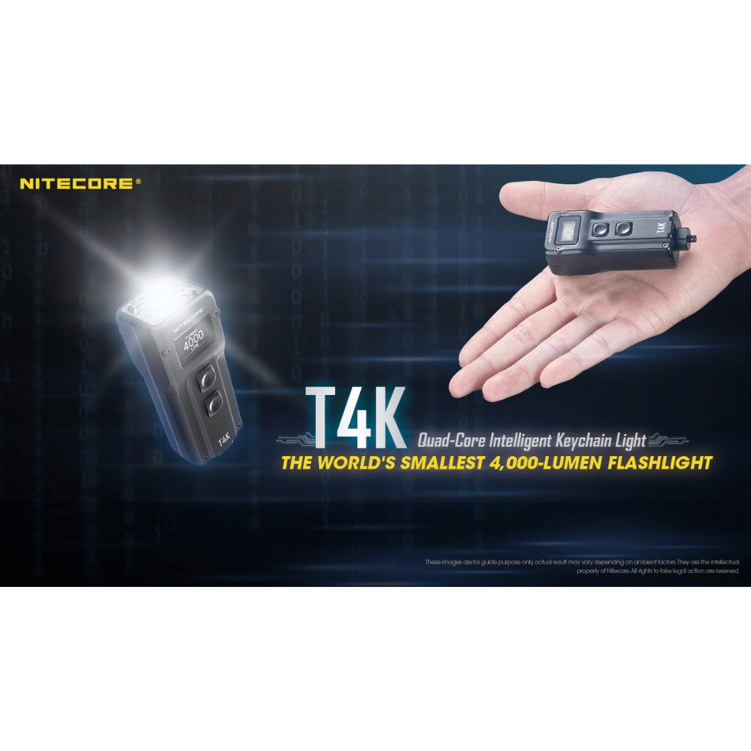 Nitecore T4K 4000 Lumens Flashlight