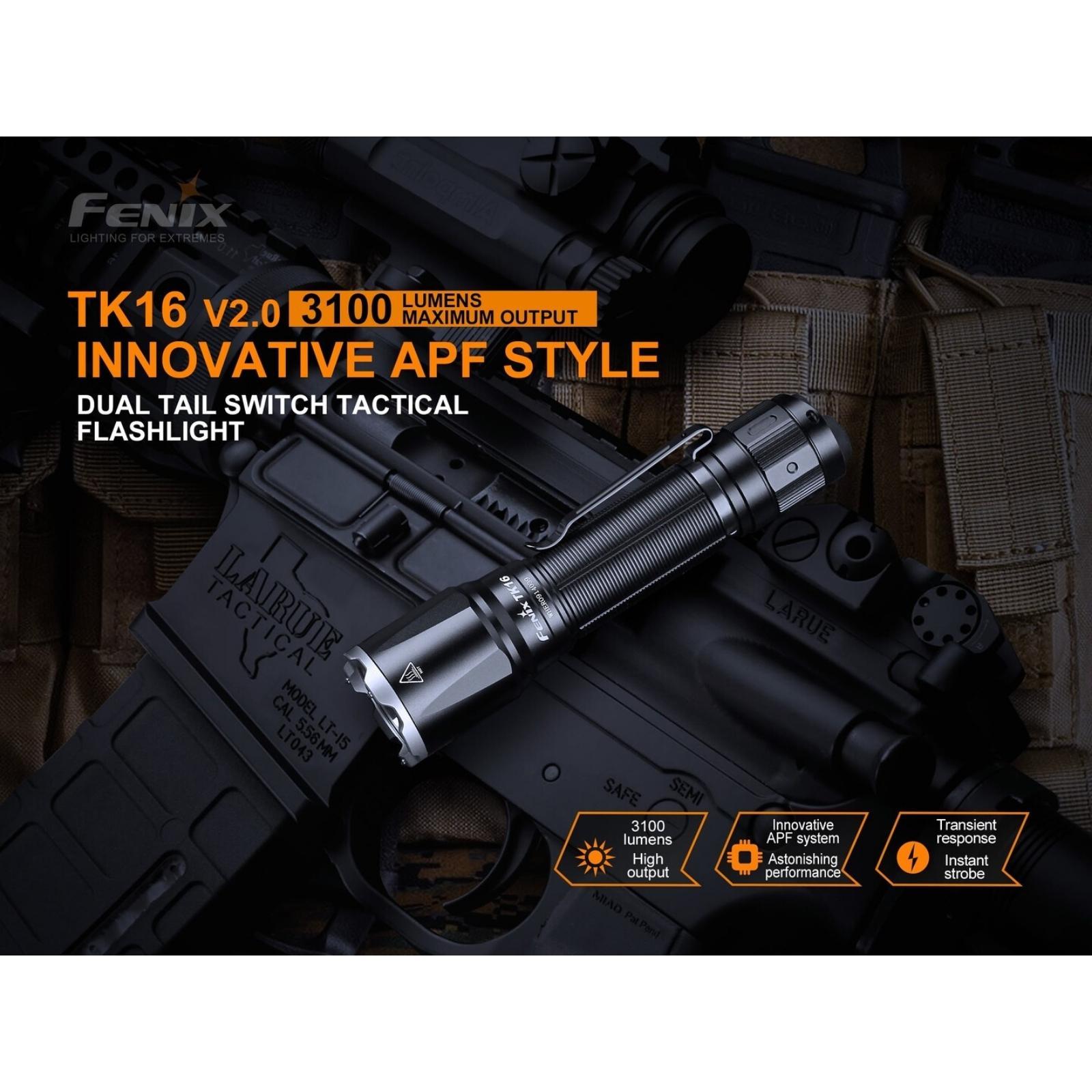 Fenix TK16 3100 Lumen V2.0 Flashlight