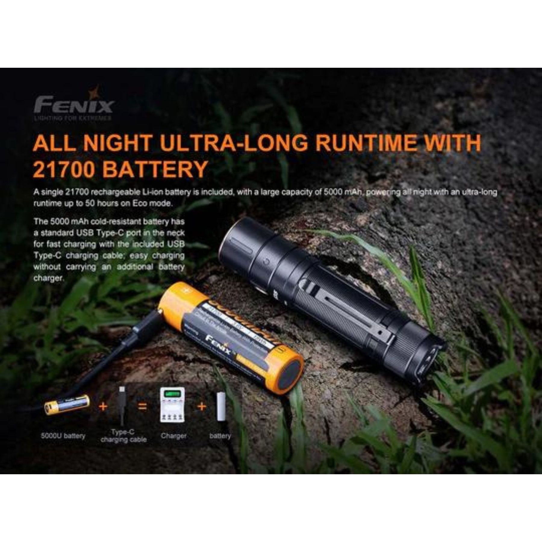 Fenix E35 V3.0 3000 Lumens Flashlight
