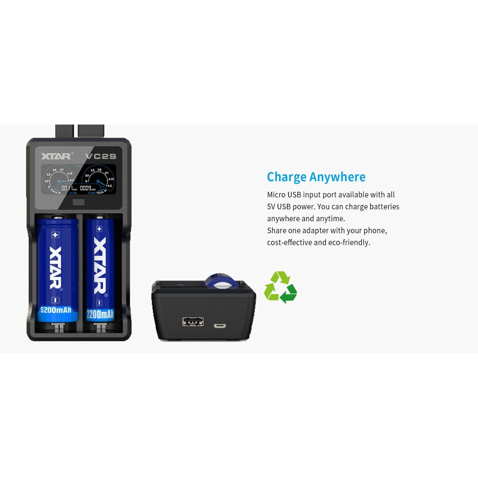 XTAR VC2S Charger
