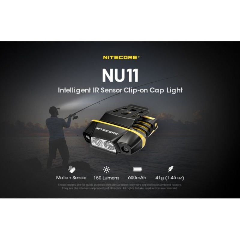 Nitecore NU11 150 Lumen Motion Sensor Rechargable Headlamp