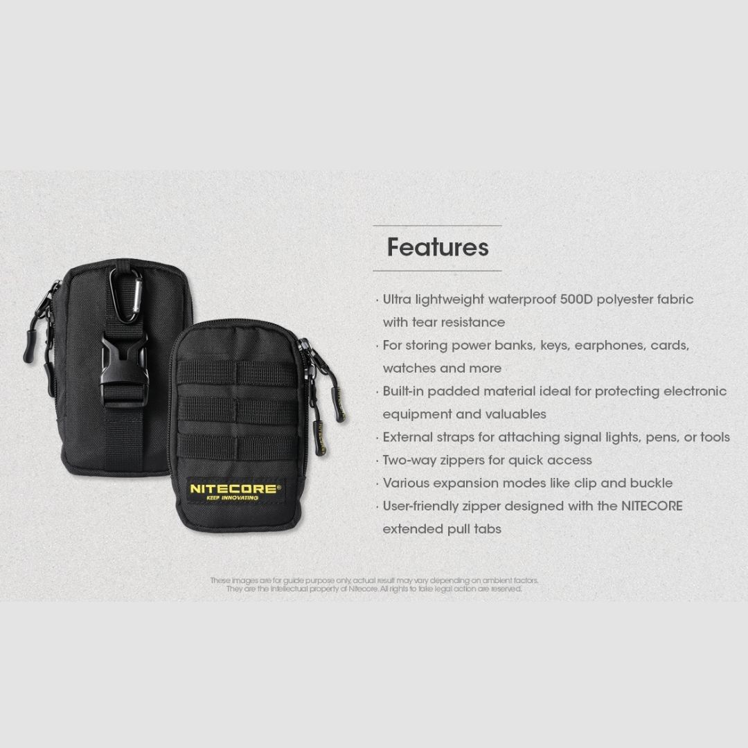 Nitecore NPP30 Pocket Pouch (Black)