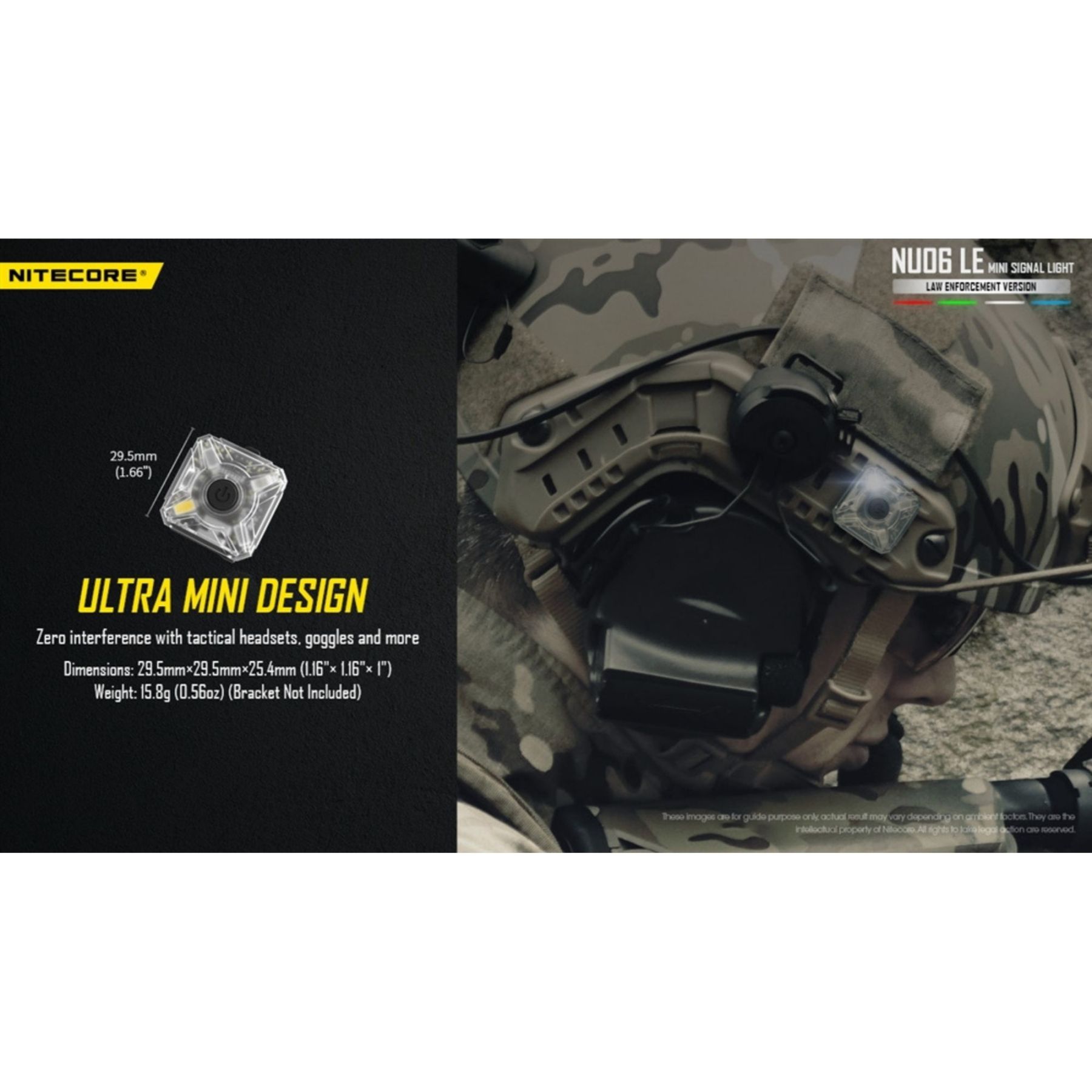 Nitecore NU06 LE Mini Signal Light USB Rechargeable Light