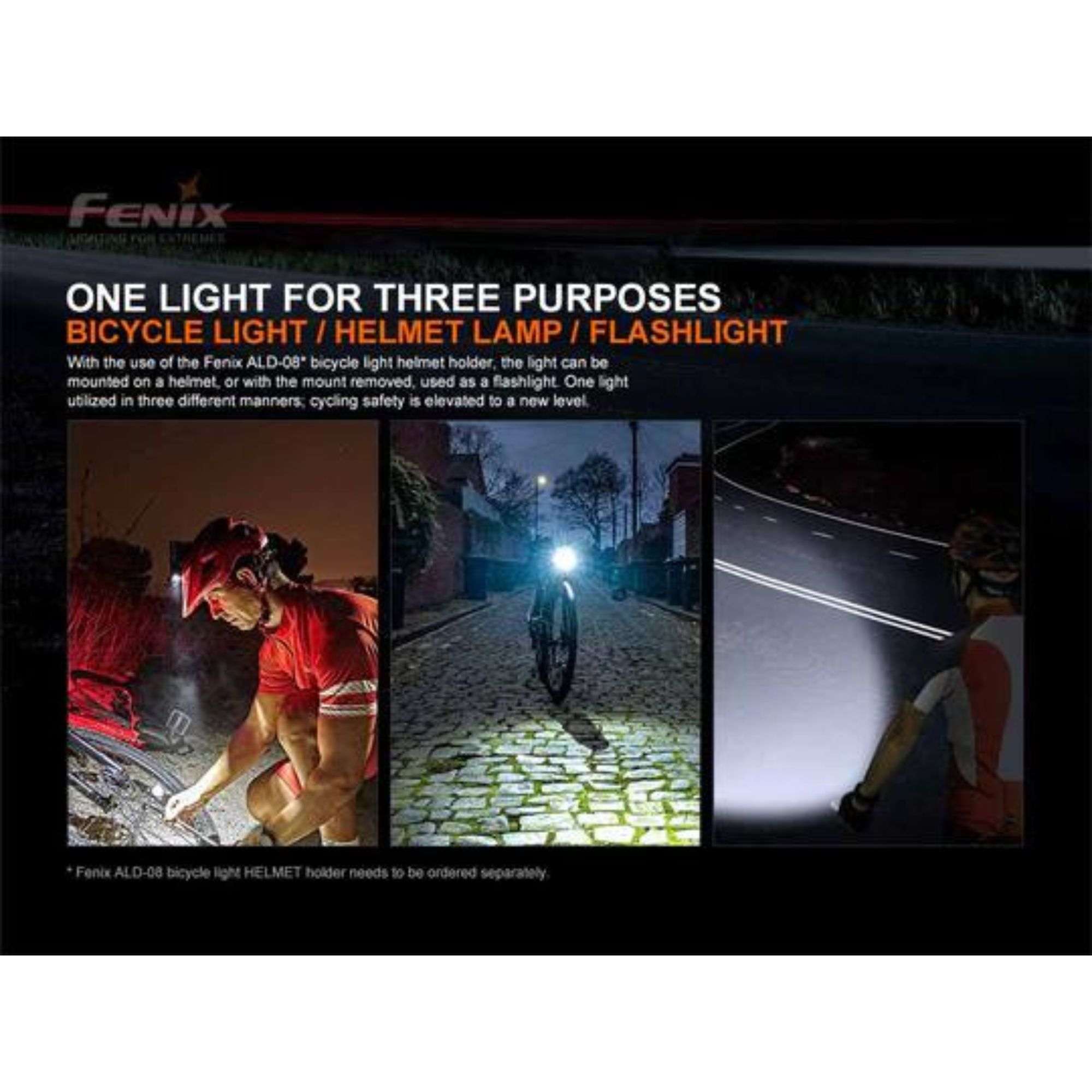 Fenix BC21R 1200 Lumen V3.0 1200L Bike Light