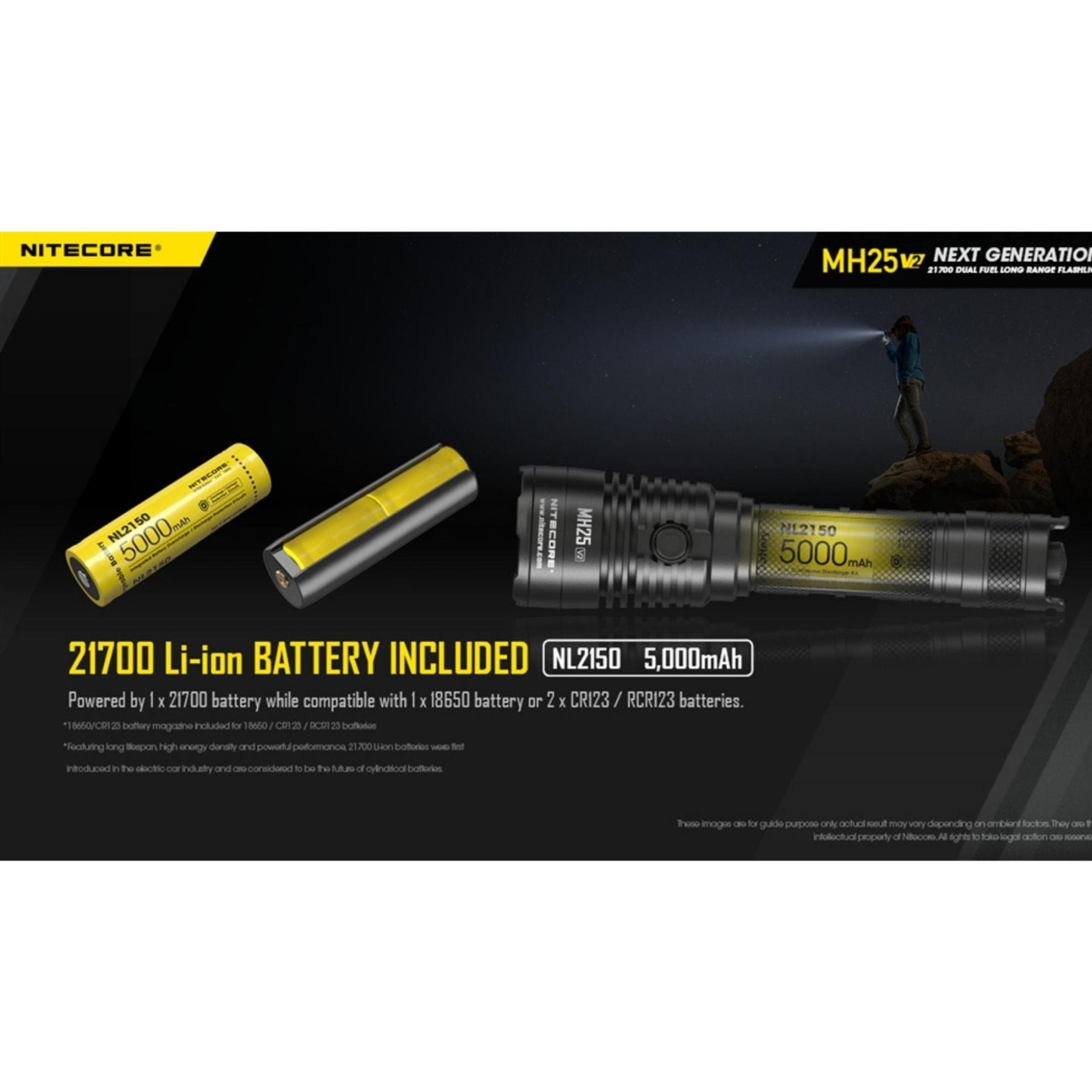 Nitecore MH25 V2 1300 Lumen Flashlight