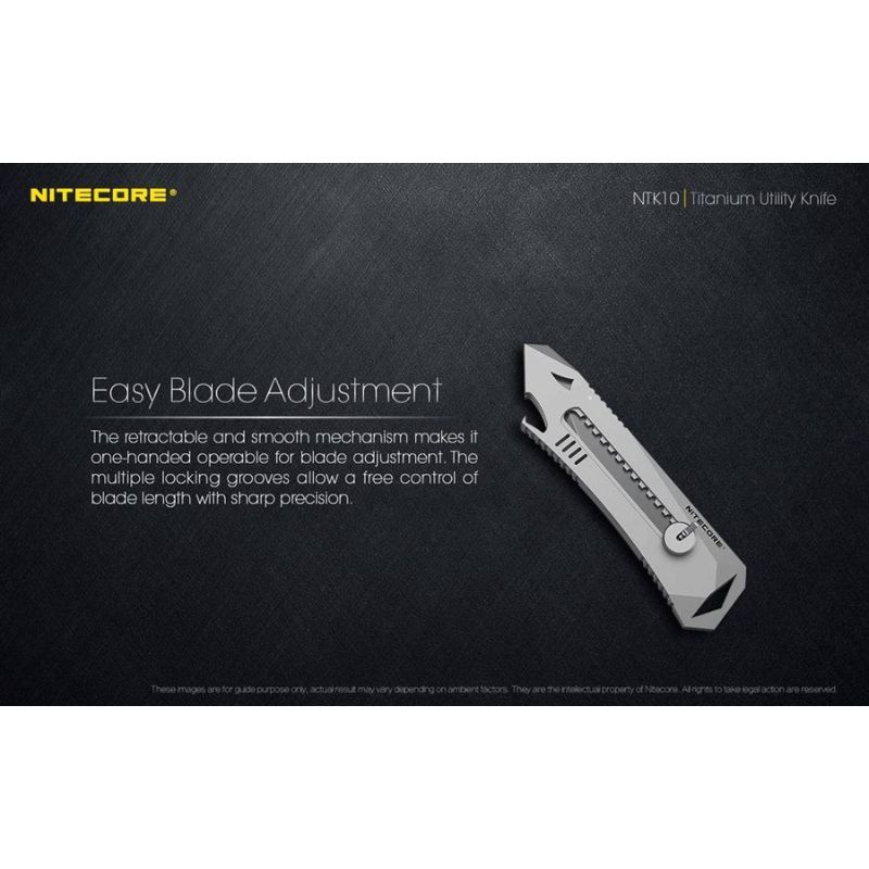 Nitecore NTK10 Titanium Utility Knife