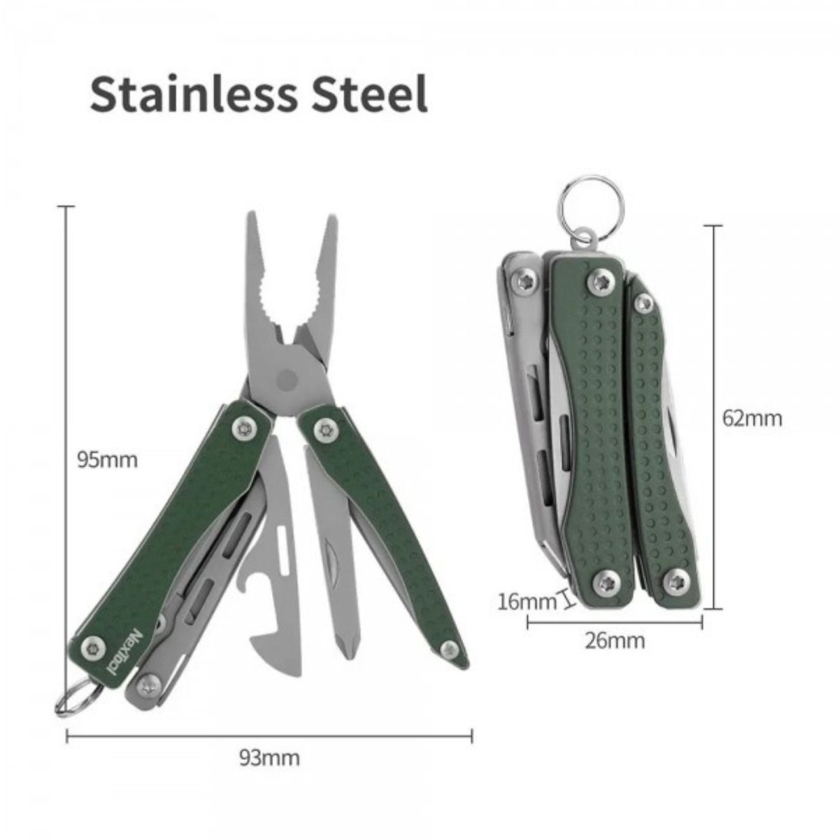 Nextool 11 In 1 Mini Flagship Multitool Green NE20050