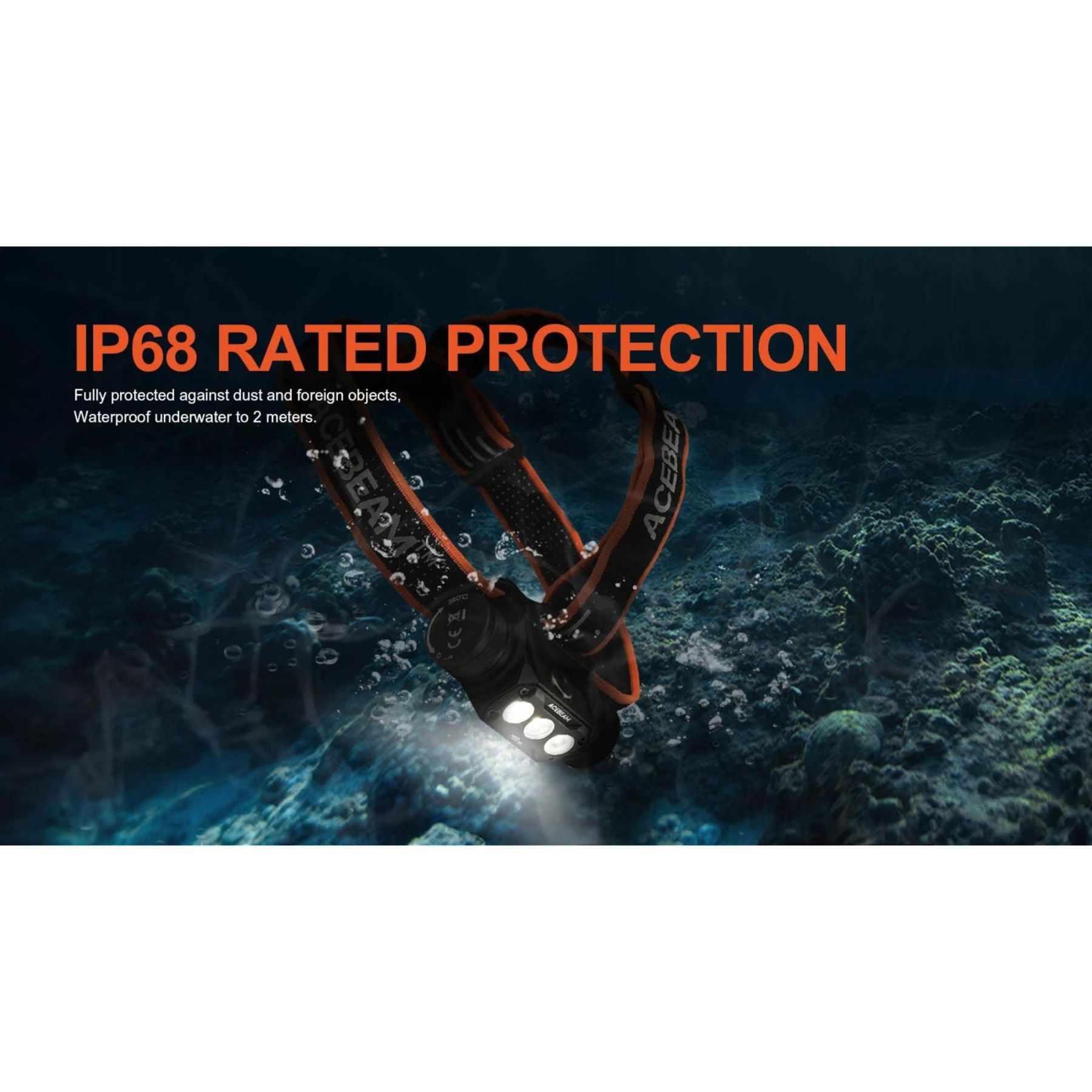 Acebeam H50 2.0 5000K 18650 2000L Headlamp