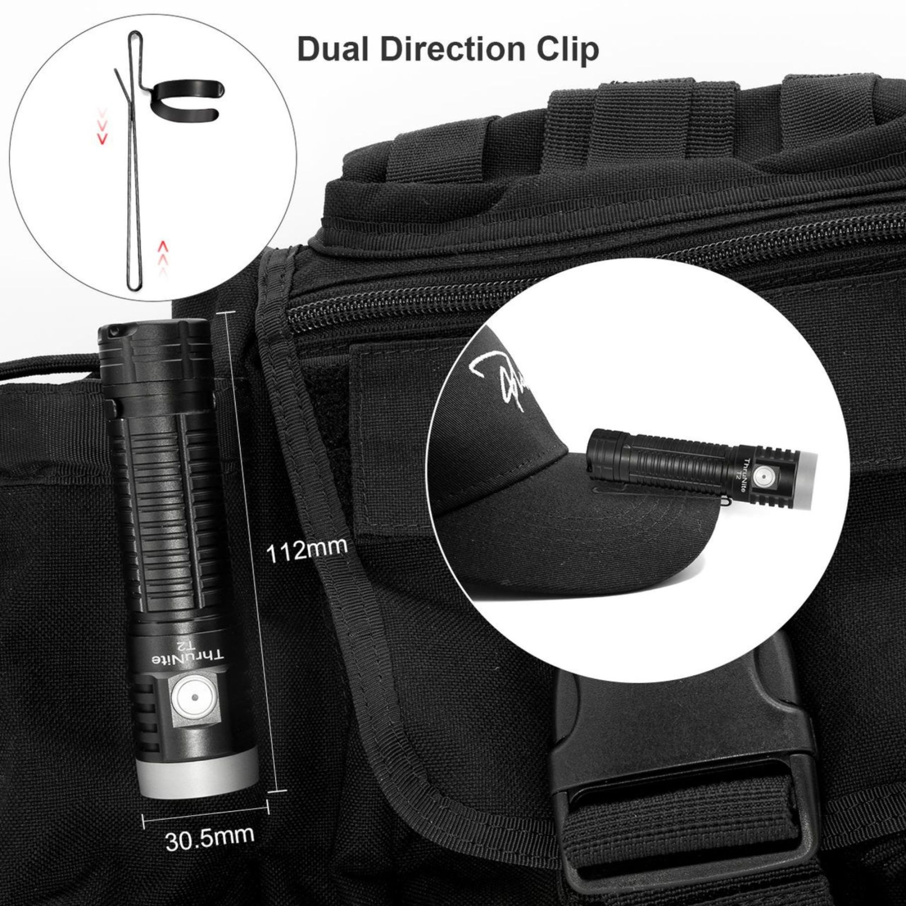 Thrunite T2 Black Flashlight