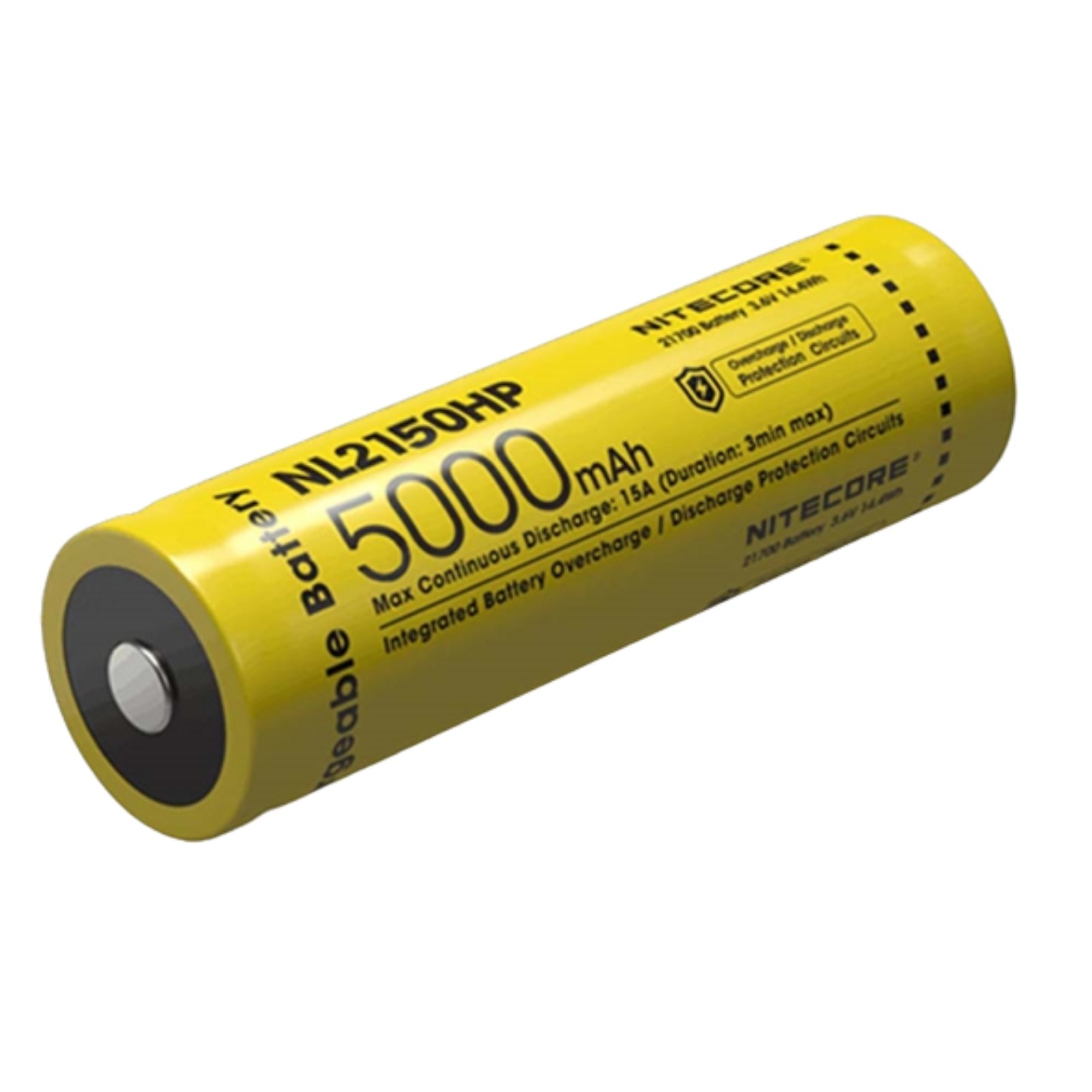 Nitecore NL2150HP 5000mAh Rechargeable 21700 Battery