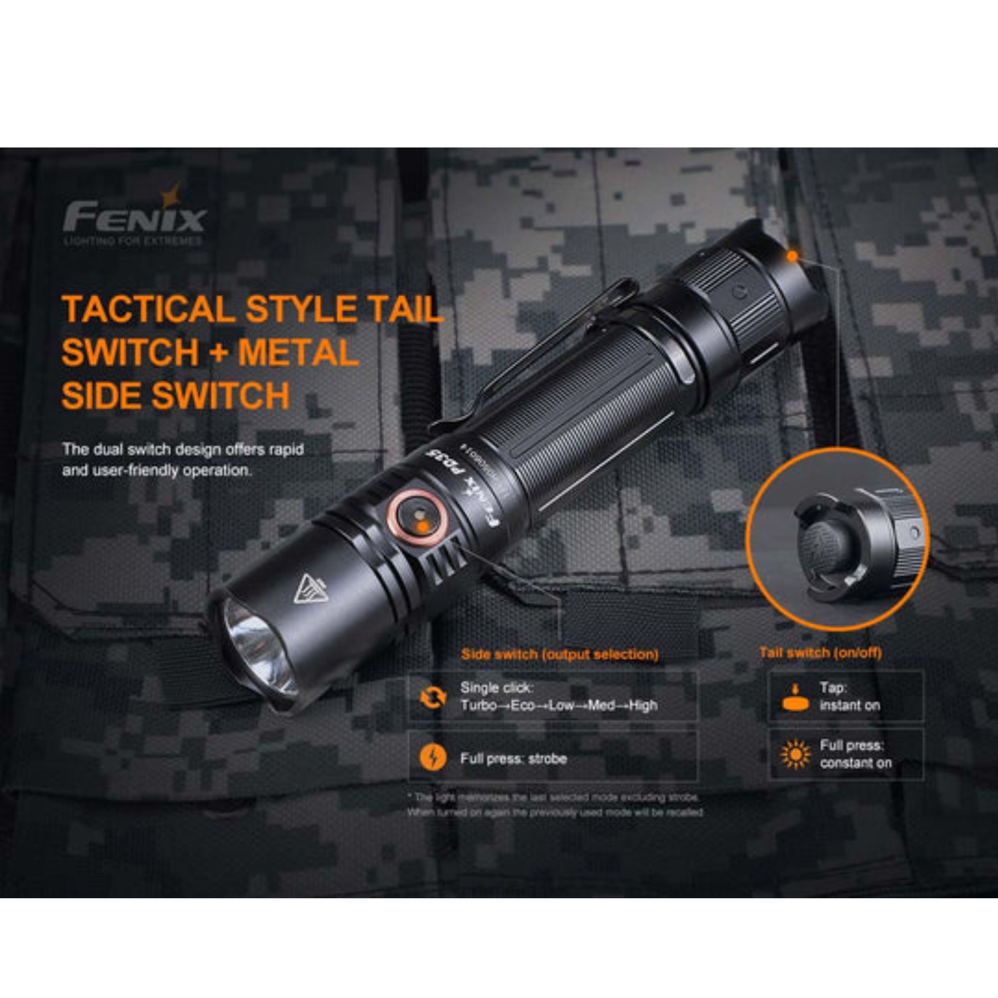 Fenix PD35 1700 Lumen V3.0 Flashlight