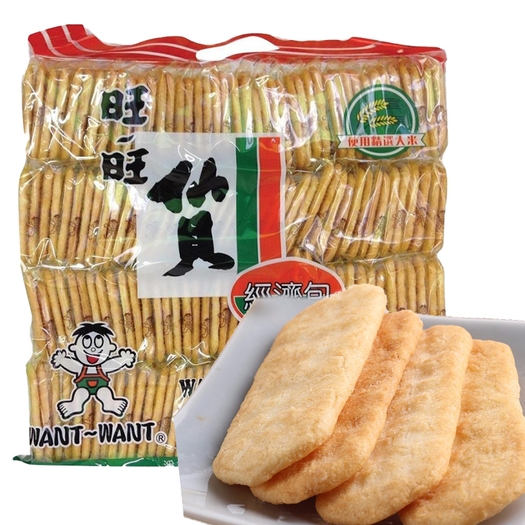 Hot Kids Want Want Rice Snacks Senbei 500g-eBest-Biscuits,Snacks & Confectionery