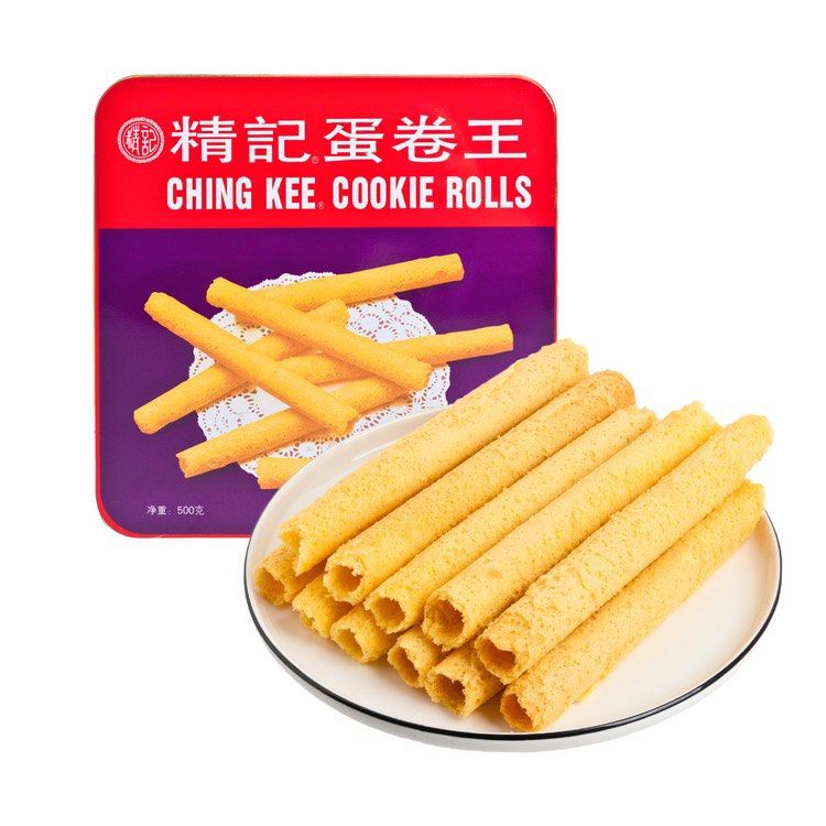 Hong Kong Jing Kee Egg Roll King 500g-eBest-Biscuits,Snacks & Confectionery