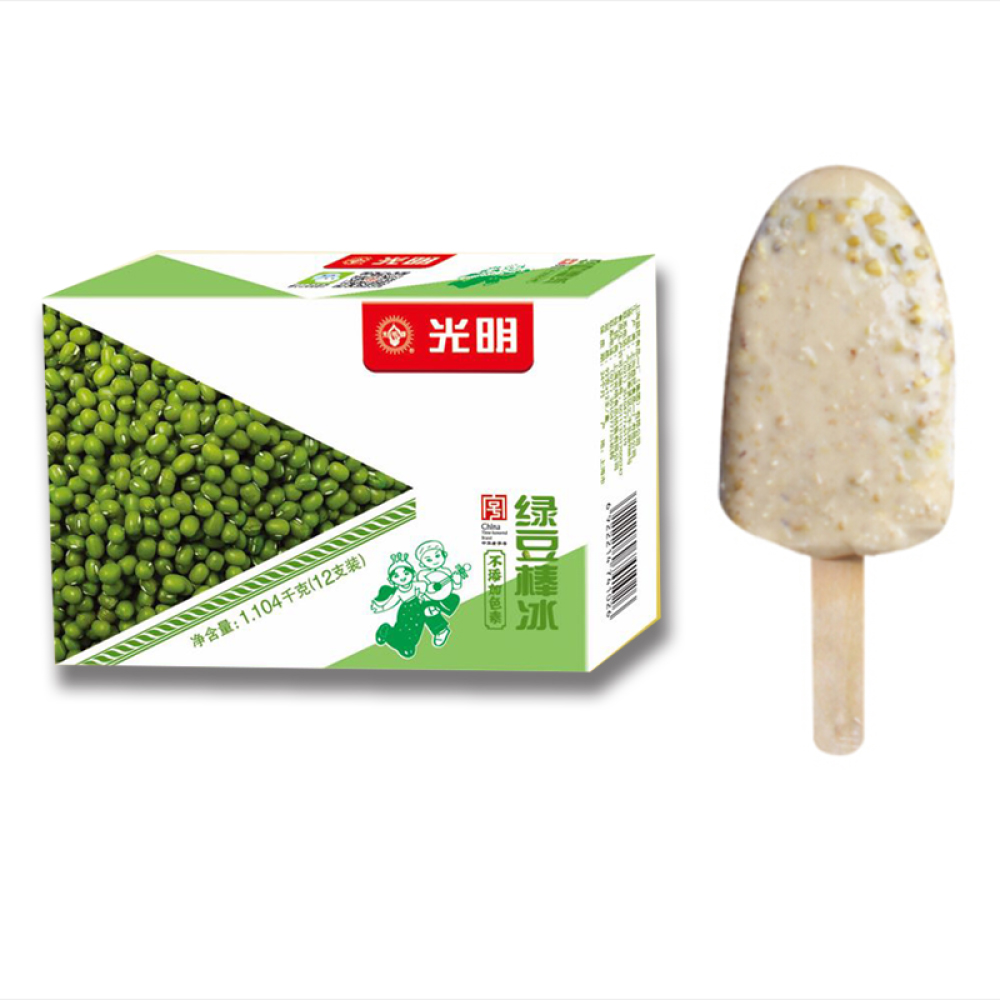 Bright mung bean popsicles 1.104kg 12pc-eBest-Ice cream,Snacks & Confectionery