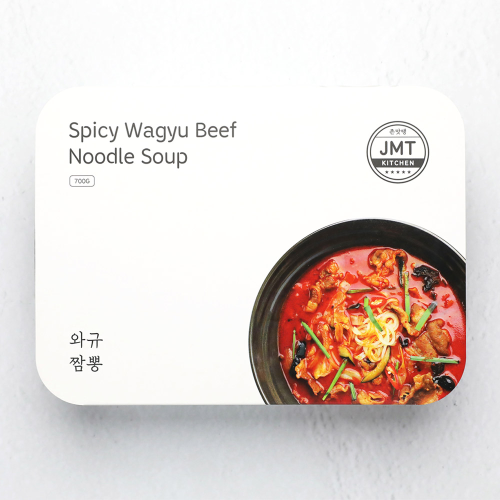 JMT Kitchen Korean Spicy Wagyu Beef Noodle Soup 700g-eBest-Noodles,Ready Meal