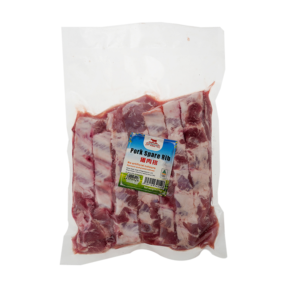 Pork Spare Ribs 1kg-eBest-BBQ Meat,BBQ,Pork,Meat deli & eggs-YUS
