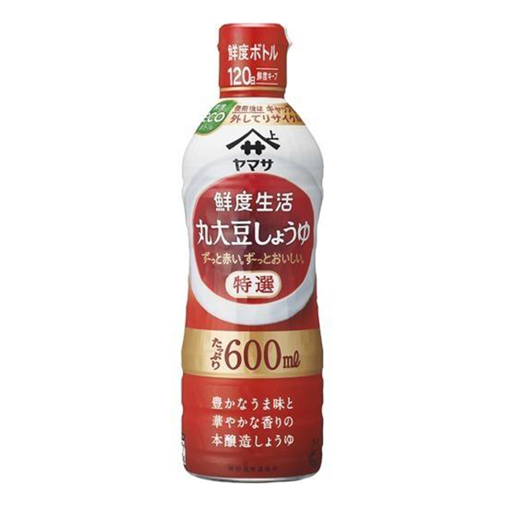 Yamasa Fresh Life Special Maru Soy Sauce 600ml-eBest-Soy Sauce & Vinegar,Pantry
