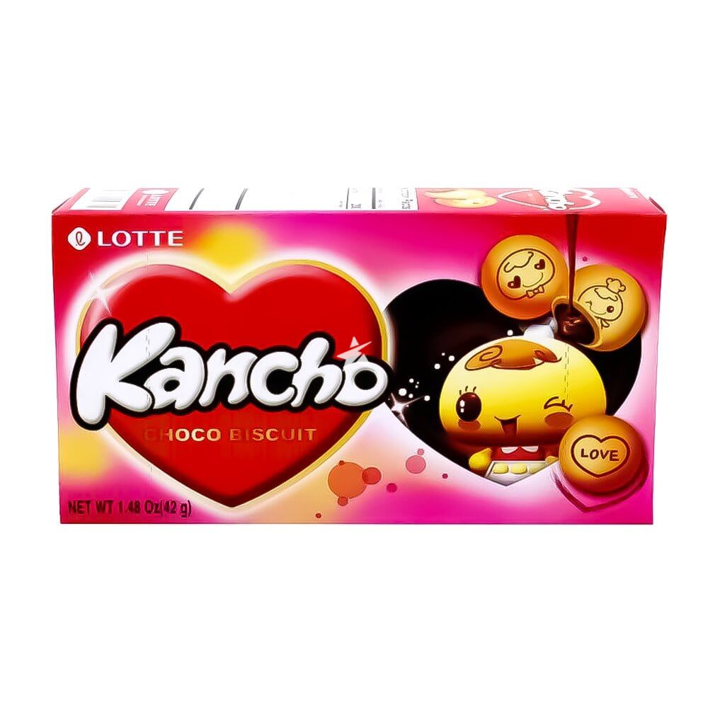 Lotte Kancho Choco Biscuit 42g-eBest-Biscuits,Snacks & Confectionery