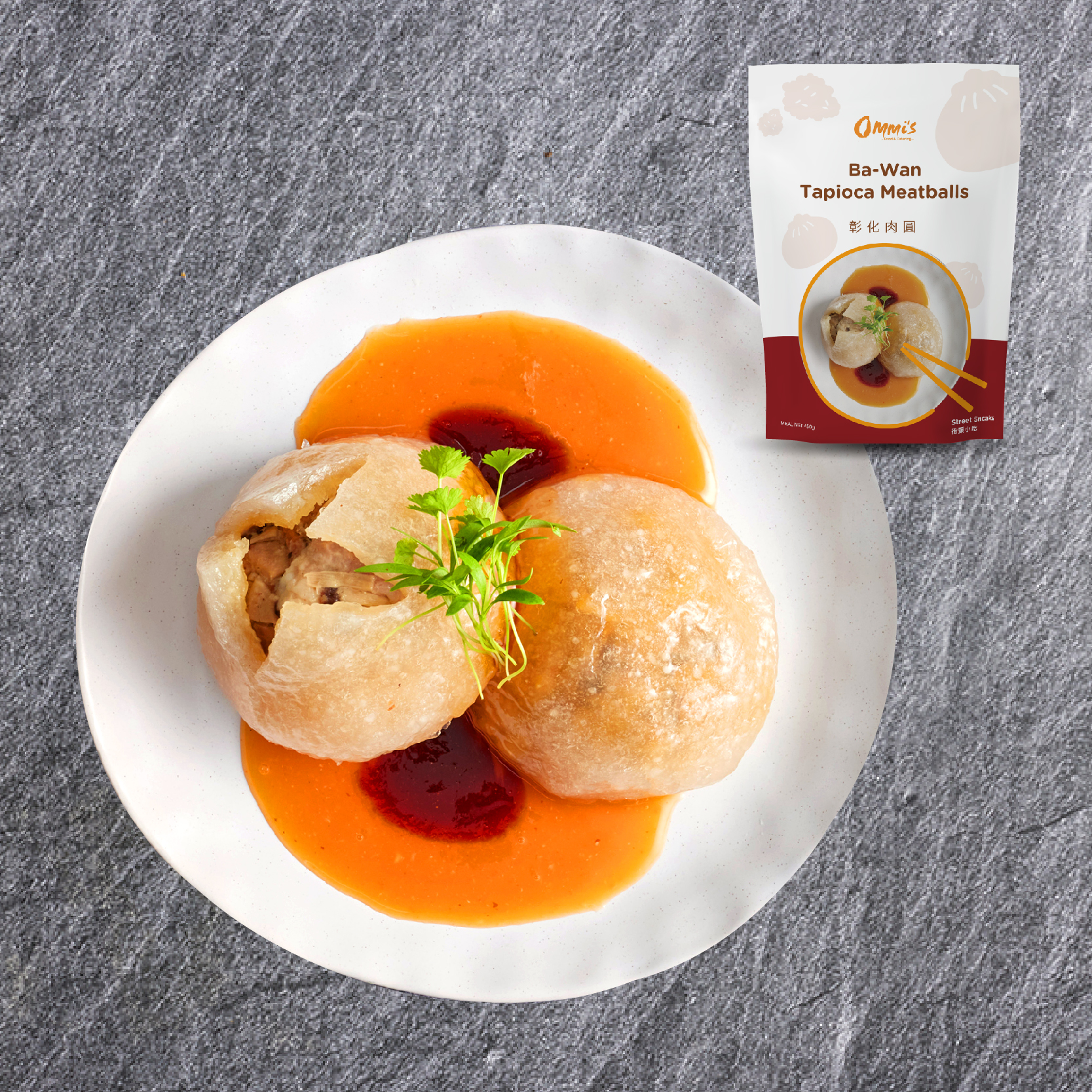 Ommi's Ba-Wan Tapioca Meatballs 800g-eBest-Other Choices,Ready Meal