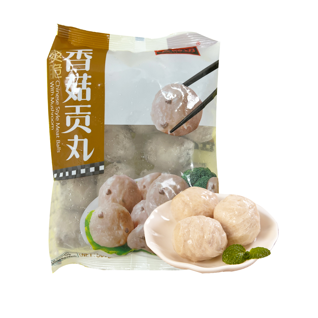 Shangpinfang Mushroom Pork Balls 500g-eBest-BBQ & Hotpot,Frozen food
