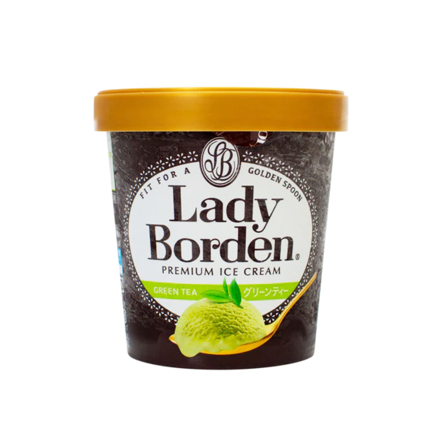Lotte Lady Borden Pint Green Tea 470ml-eBest-Ice cream,Snacks & Confectionery