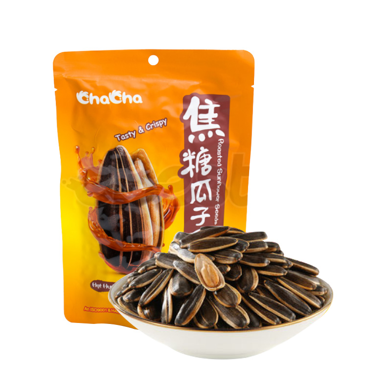 Cha Cha Sunflower Seeds Caramel Flavour 160g-eBest-Nuts & Dried Fruit,Snacks & Confectionery