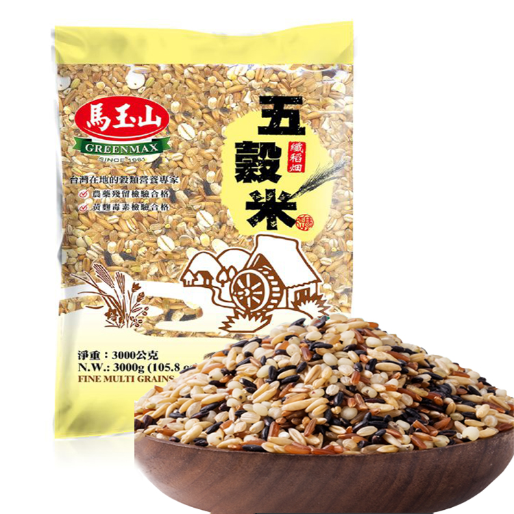 Mayushan five-grain rice 3kg-eBest-Grains,Pantry