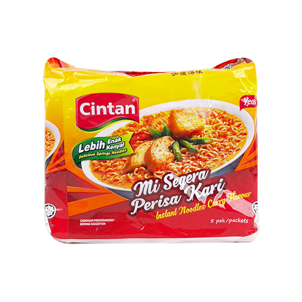 Yeo's CINTAN Curry Soup Flavour Instant Noodles 75g*5-eBest-Instant Noodles,Instant food-CINTAN