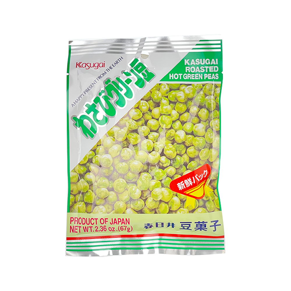 Kasugai Roassted Hot Green Peas 67g-eBest-Nuts & Dried Fruit,Snacks & Confectionery