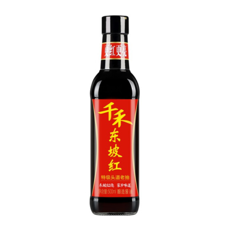 Qianhe Premium Dark Soy Sauce 500ml-eBest-Soy Sauce & Vinegar,Pantry