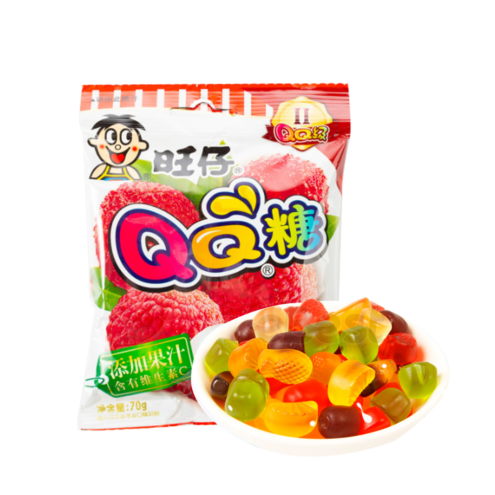 HOT-KID QQ Candy Lychee Flavour 70g-eBest-Confectionery,Snacks & Confectionery