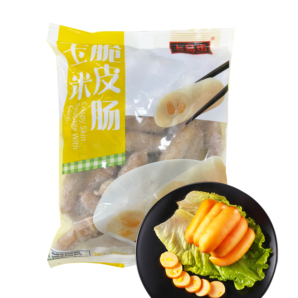 Shangpinfang Crispy Skin Sausage With Corn 500g-eBest-BBQ & Hotpot,Frozen food