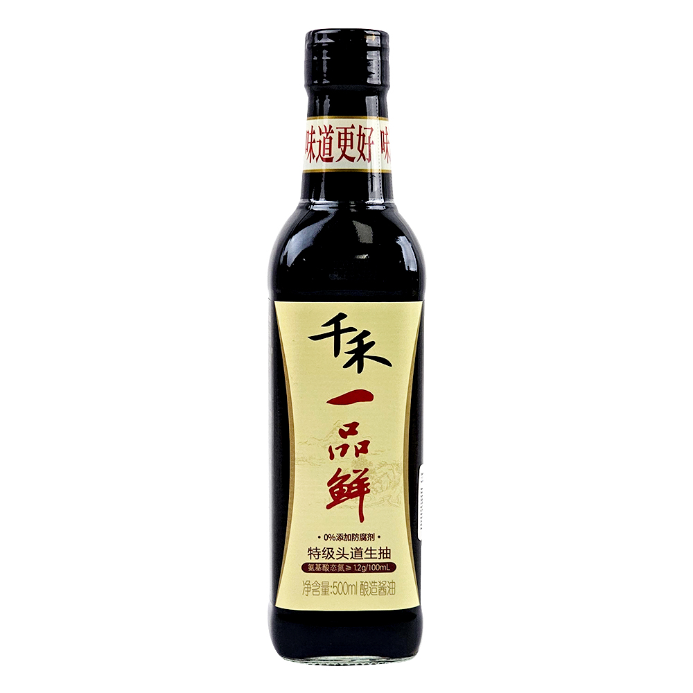 Qianhe Premium Light Soy Sauce 500ml-eBest-Soy Sauce & Vinegar,Pantry