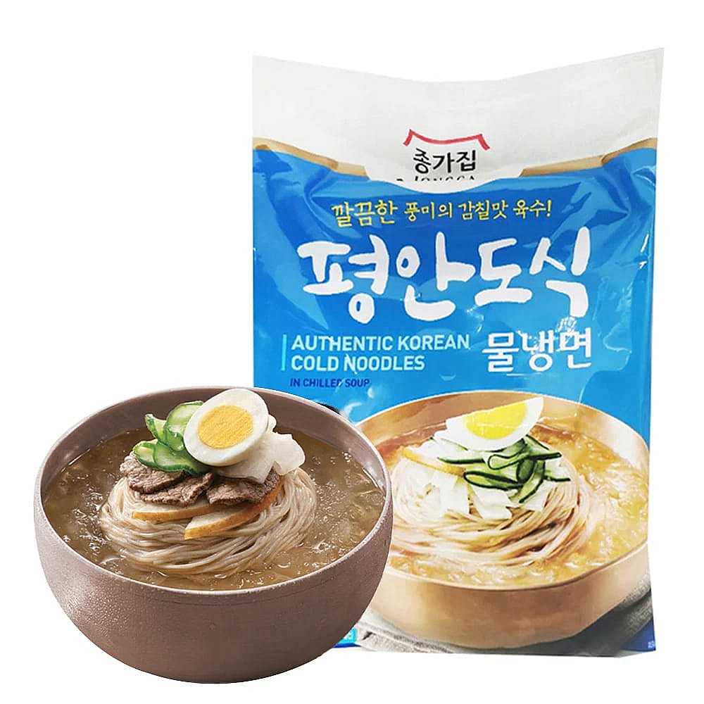 Jongga Cold Noodle with Soup 780g Keep Refrigerated-eBest-Noodles,Pantry