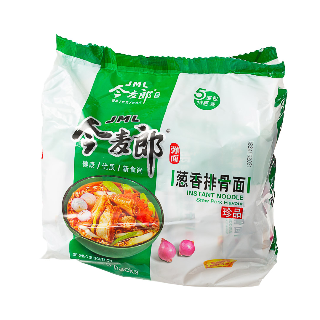 Jin Mai Lang  Instant Noodle Stew Pork Flavour 113g*5-eBest-Instant Noodles,Instant food