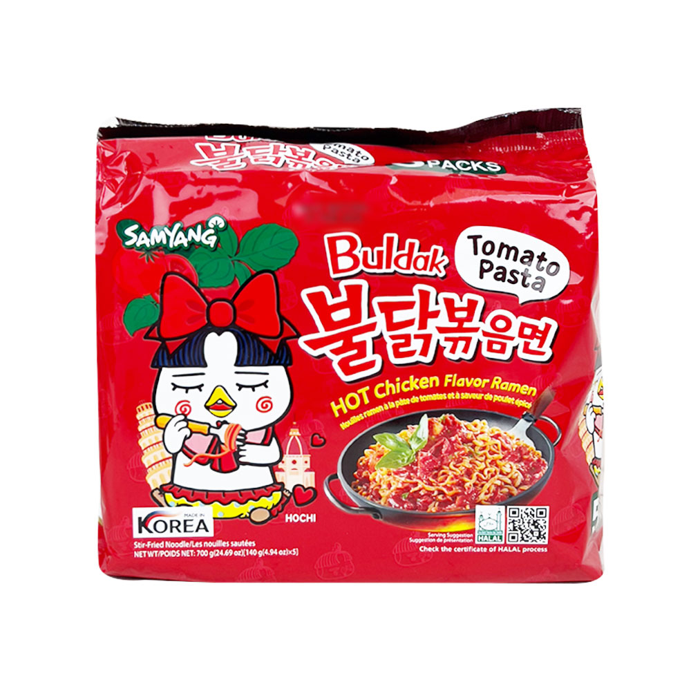 South Korea Samyang Tomato Spaghetti Instant Noodles 5pc-eBest-Instant Noodles,Instant food