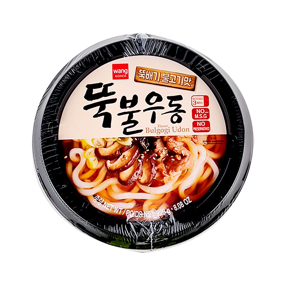 Wang Korean Grilled Beef Udon Noodles 229g-eBest-Instant Noodles,Instant food