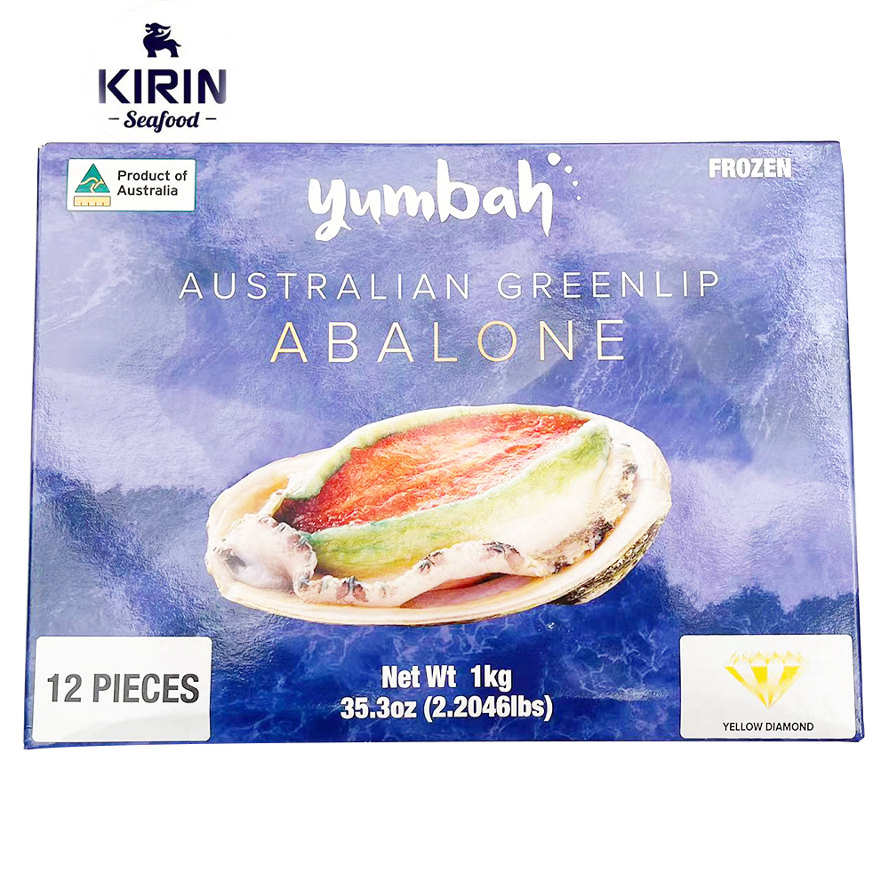 Australian Tiger Abalone 12 pcs 1kg Yellow Diamond Size-eBest-Shellfish/Abalone,Seafood