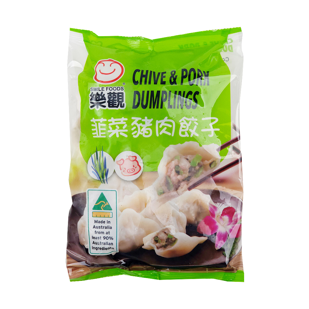 Smile Foods Frozen Chive & Pork Dumplings 600g-eBest-Dumplings,Frozen food