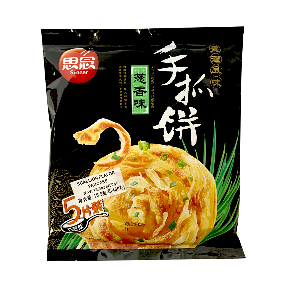 Synear Frozen Spring Onion Flavour Pancake 5pc 450g-eBest-Buns & Pancakes,Frozen food-Synear