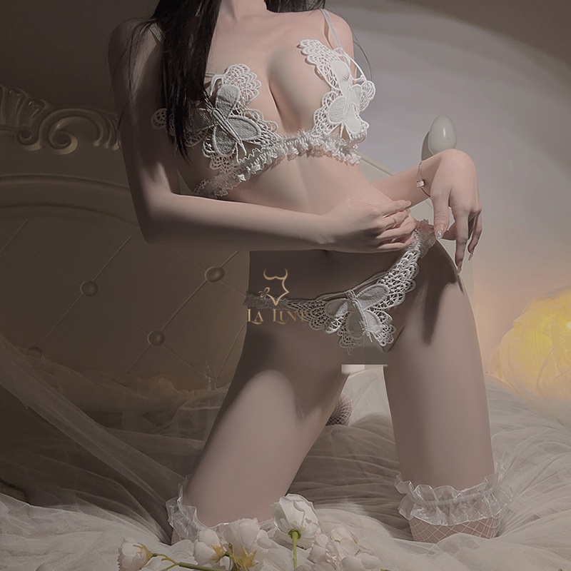 【LA LUNE】Lace Tempting Bikini Set (Available in Three Colors) Red-eBest-Sexual Clothes,Aesthetic health care-other brands